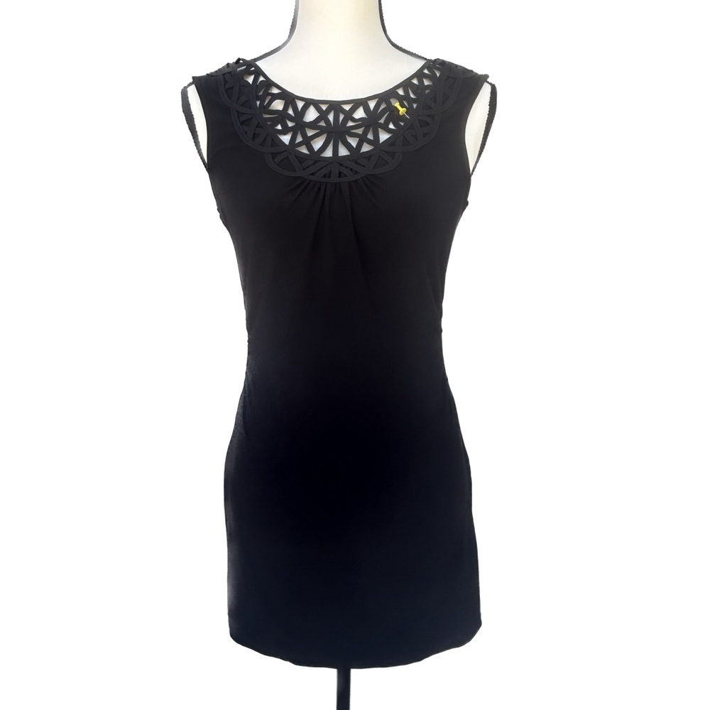 White House Black Market Black Sleeveless Mini Dress